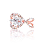 Infinite Blossom Loop Diamond Ring