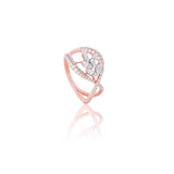 Infinite Blossom Loop Diamond Ring