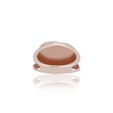 Interlocking Radiance Dome Diamond Ring