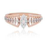 Diamond Marquise Crown Tiara Ring