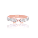 The Infinity Petal Diamond Band
