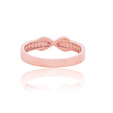 The Infinity Petal Diamond Band