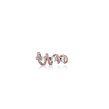 Helix Baguette Serpent Diamond Ring