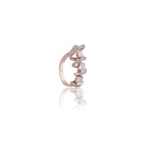 Helix Baguette Serpent Diamond Ring