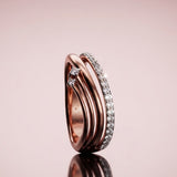Crossover Radiance Triple Diamond Band