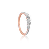 Serpentine Pavé Infinity Diamond Ring