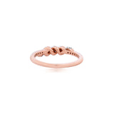 Serpentine Pavé Infinity Diamond Ring
