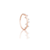 Crown Tiara Diamond Ring