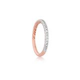 Braided Eternity Glow Diamond Ring