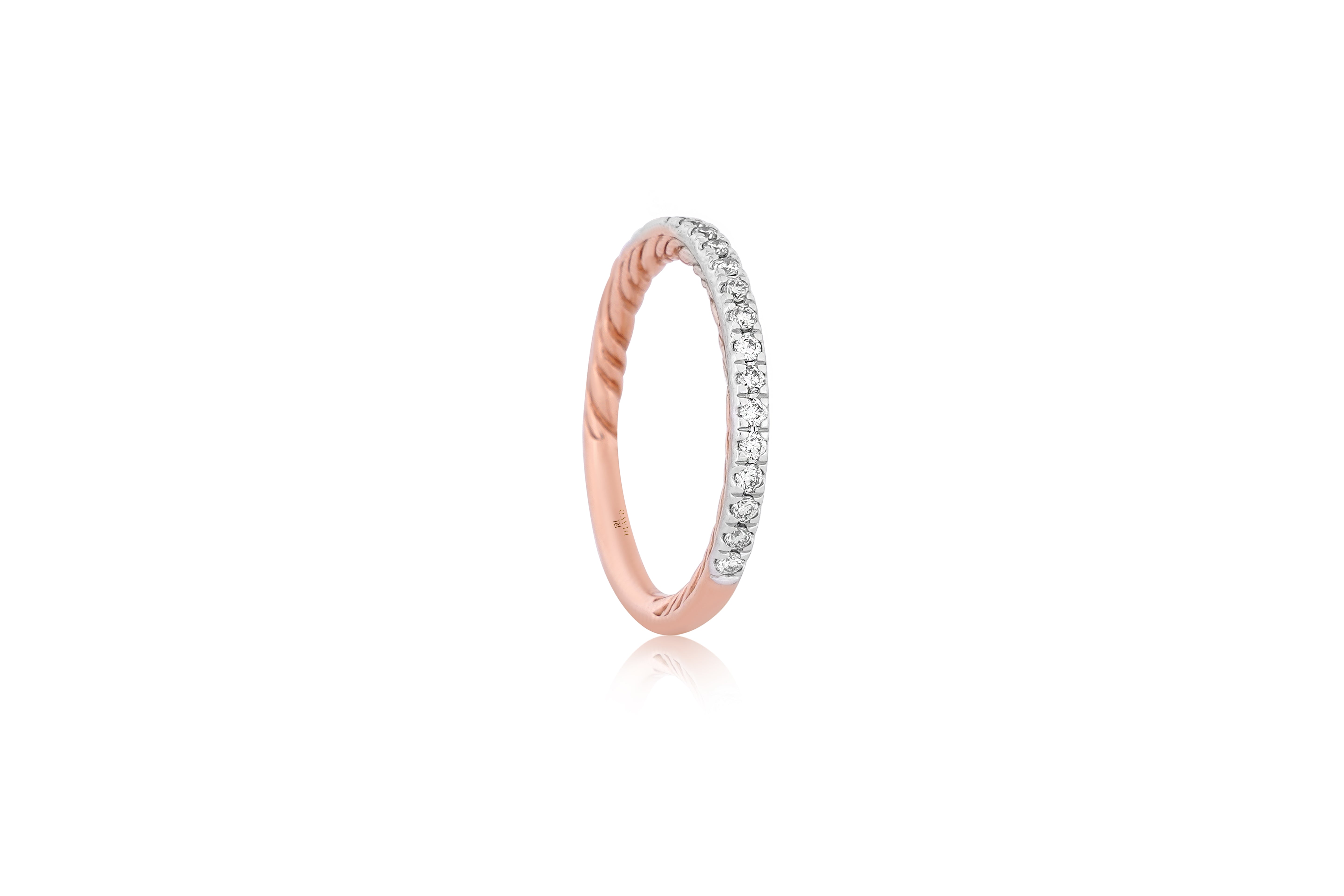 Braided Eternity Glow Diamond Ring