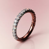 Braided Eternity Glow Diamond Ring