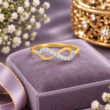 Infinite Radiance Knot Diamond Ring