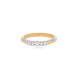 Round Brilliant Diamond Semi-Eternity Diamond Ring
