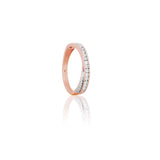 Dual Harmony PavéDiamond Diamond Ring