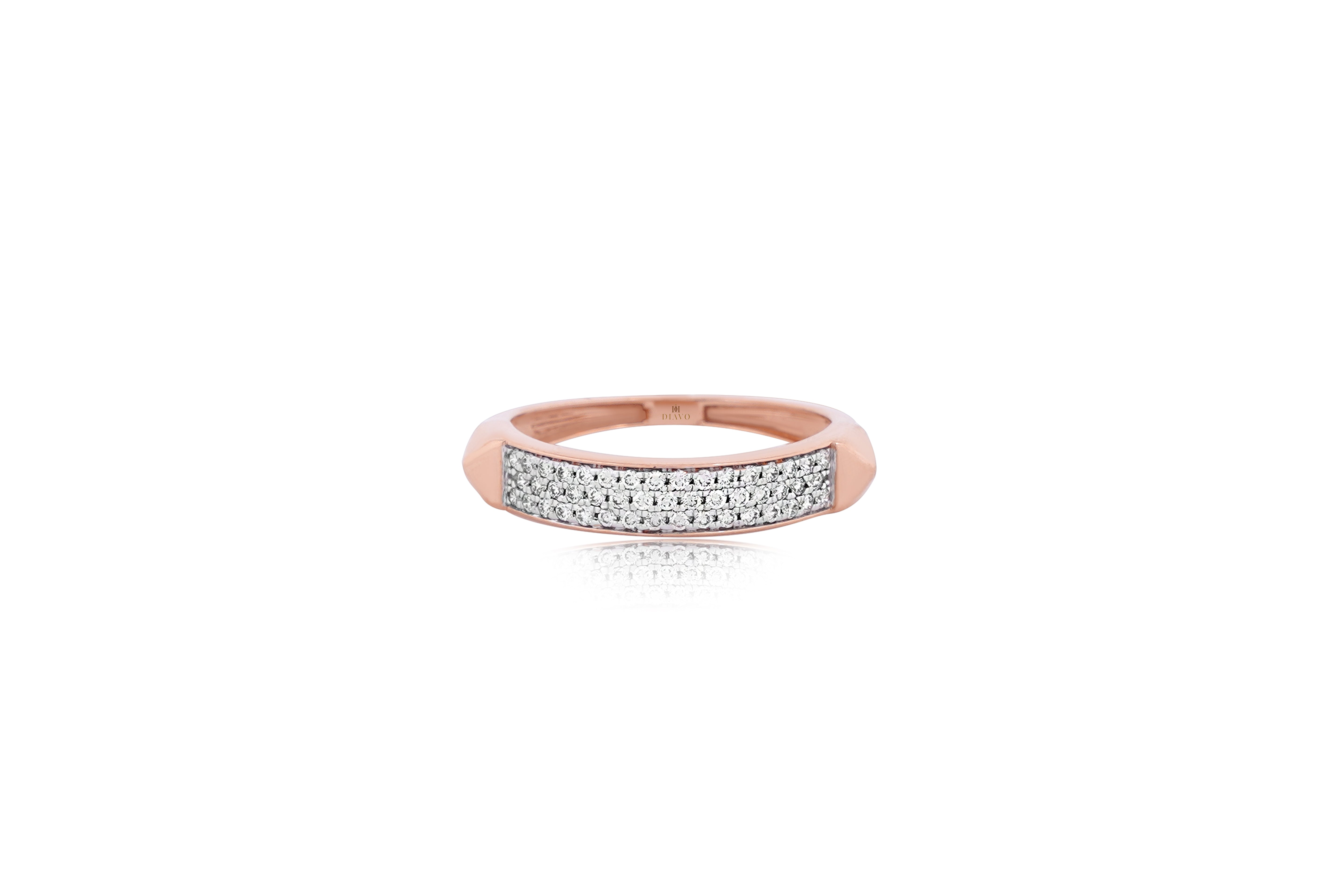Diamond Pavé Radiance Convex Band