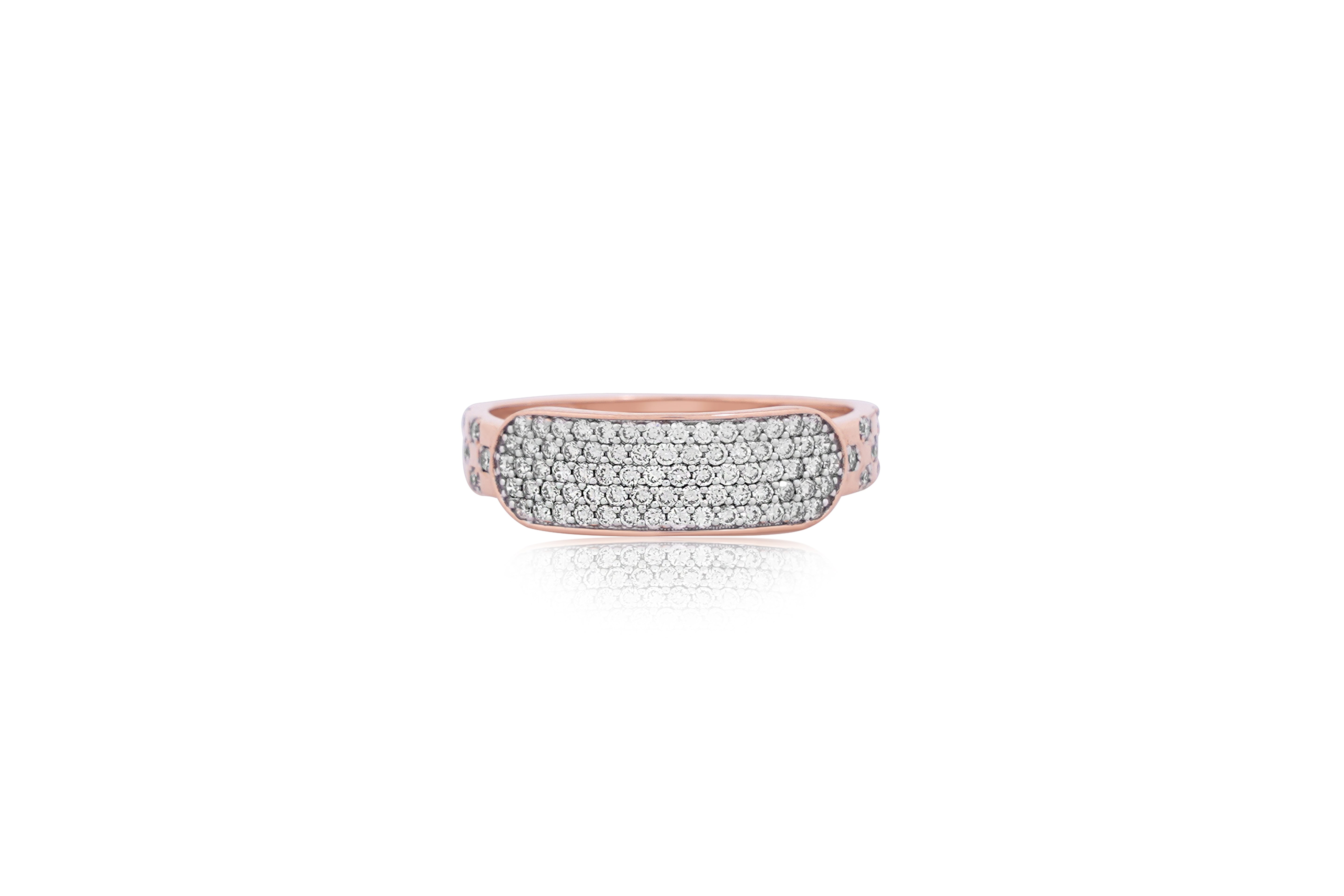 Diamond Pavé Dome Statement Band