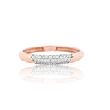 Petite Pavé Essence Diamond Band
