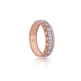 Diamond Mosaic Pavé Eternity Band