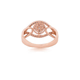 Brilliant Halo Empress Diamond Ring
