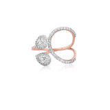 Orbital Twin-Cluster Diamond Ring