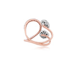 Orbital Twin-Cluster Diamond Ring