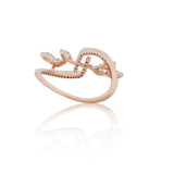 Marquise Petal Infinity Diamond Ring