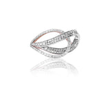 Marquise Infinity Weave Diamond Ring