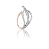 Marquise Infinity Weave Diamond Ring