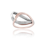 Marquise Infinity Weave Diamond Ring