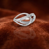 Marquise Infinity Weave Diamond Ring