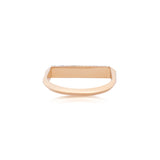 Diamond Geometric Monolith Ring