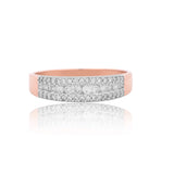 Starlight Multi-Row Pave Statement Diamond Band