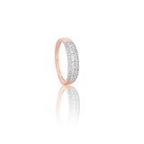 Starlight Multi-Row Pave Statement Diamond Band