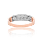 Starlight Multi-Row Pave Statement Diamond Band