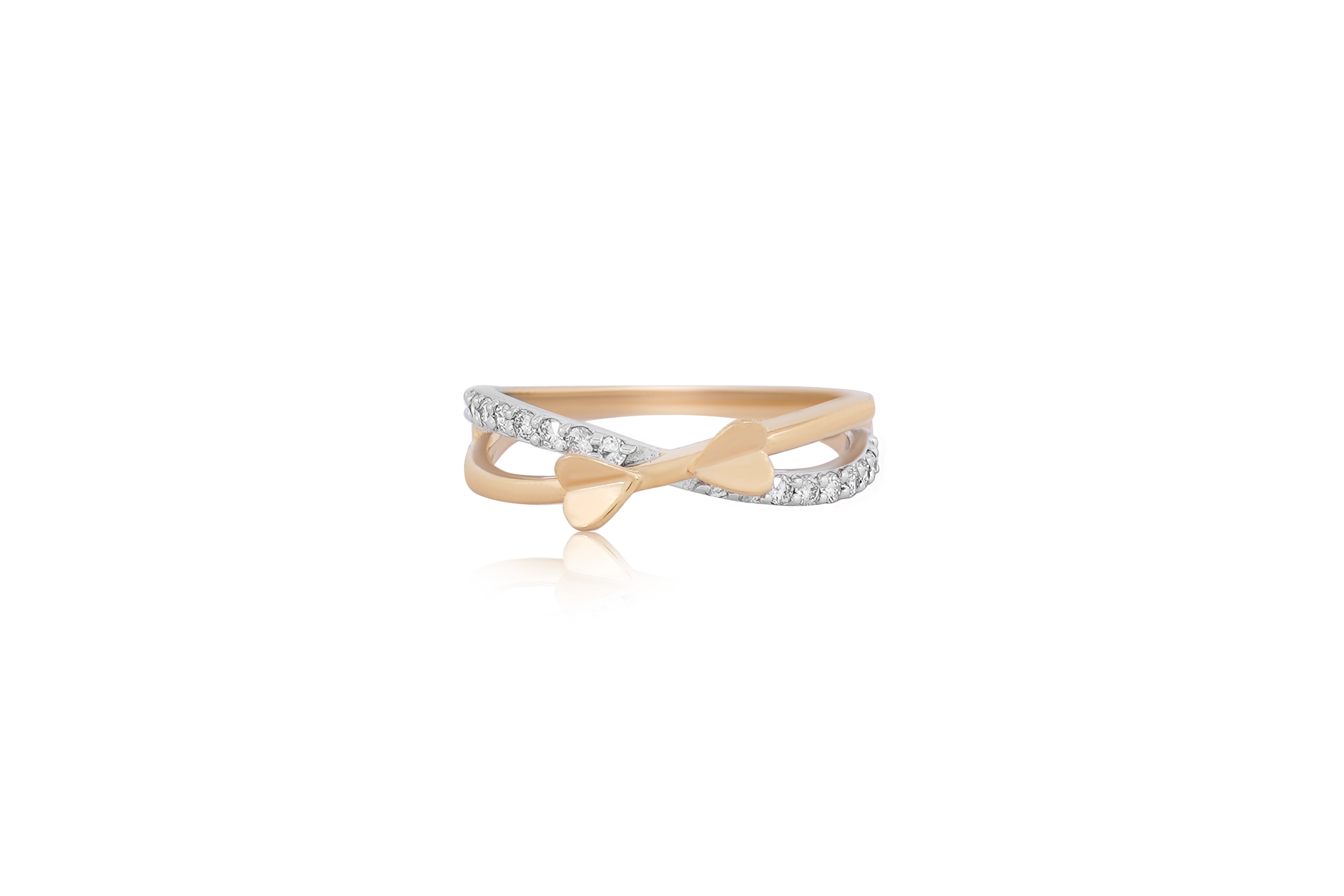 The Entwined Heart Diamond Ring
