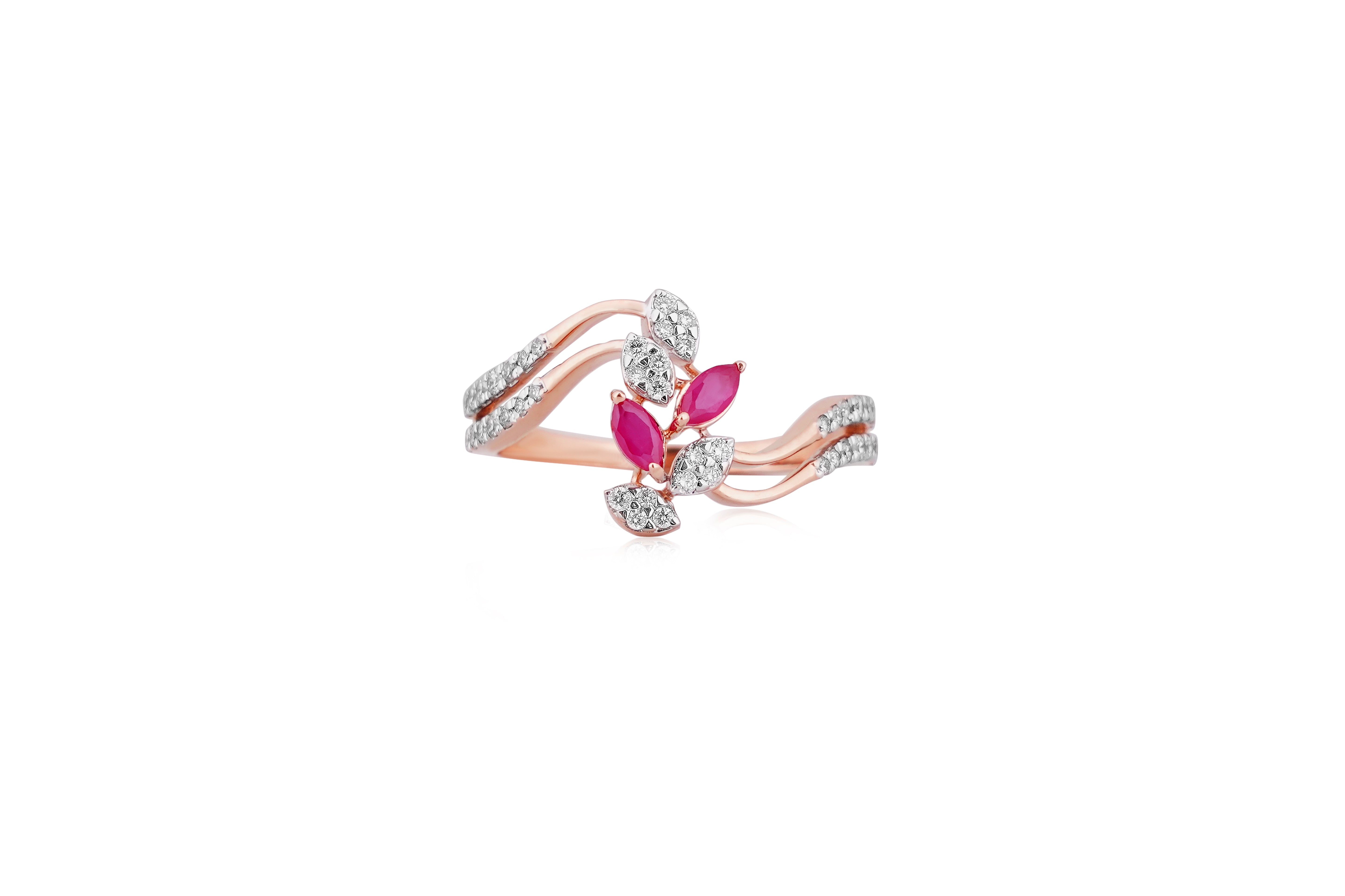 Ethereal Pink Carbon Diamond Ring