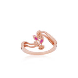 Ethereal Pink Carbon Diamond Ring