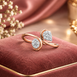 Carbon Duo-Glow Solstice Diamond Ring