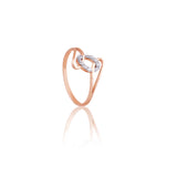 Carbon Linked Infinity Diamond Ring