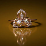 Carbon Tiara Marquise Diamond Ring