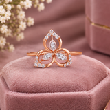 Carbon Tiara Marquise Diamond Ring