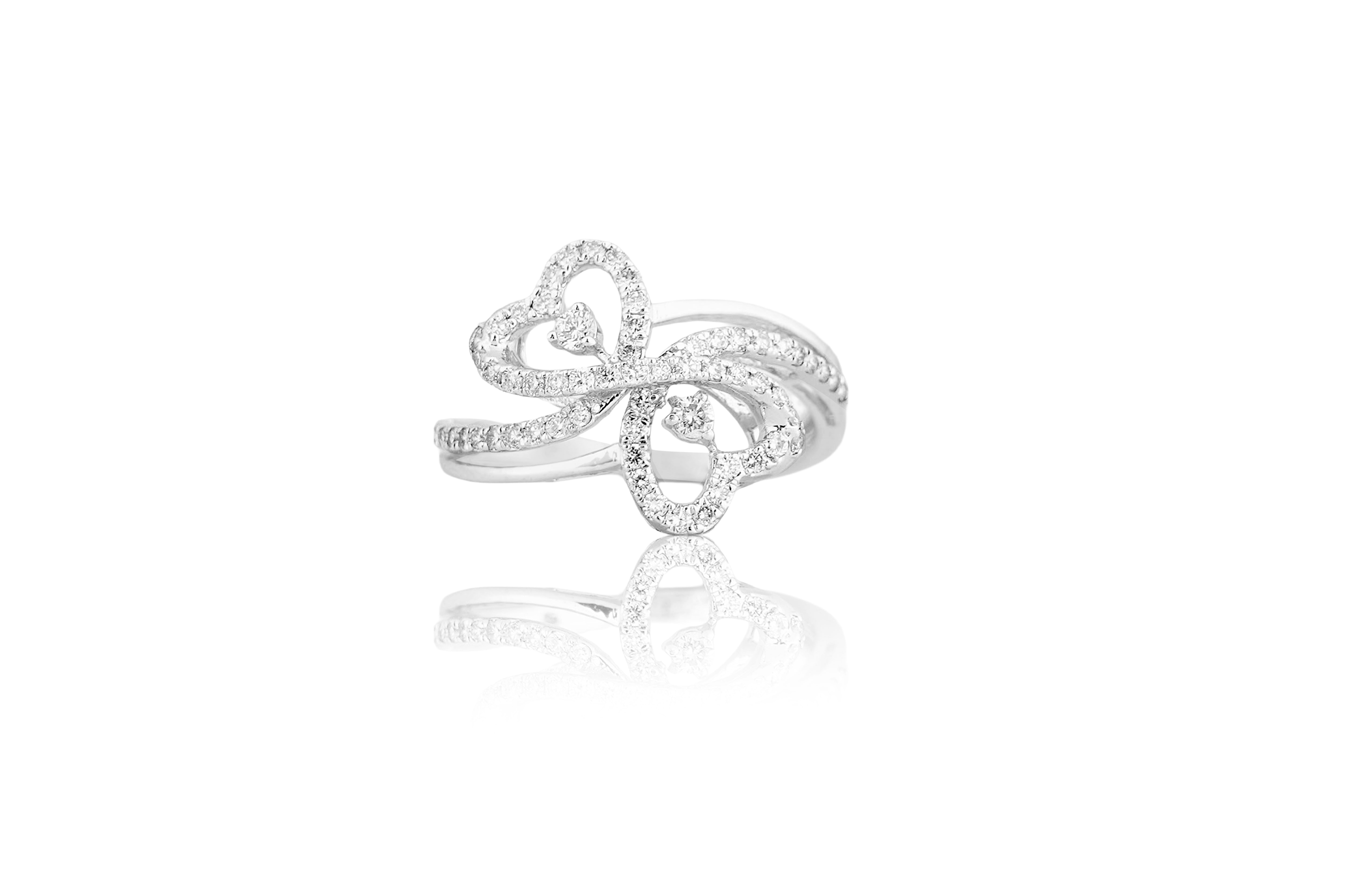 Gilded Willow Sparkle Daimond Ring