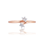 Celestial Twin Diamond Ring