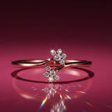 Celestial Twin Diamond Ring
