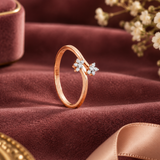 Celestial Twin Diamond Ring