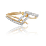 Diamond Infinity Knot Ring