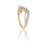 Diamond Infinity Knot Ring