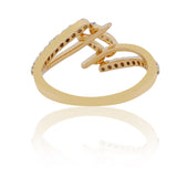 Diamond Infinity Knot Ring