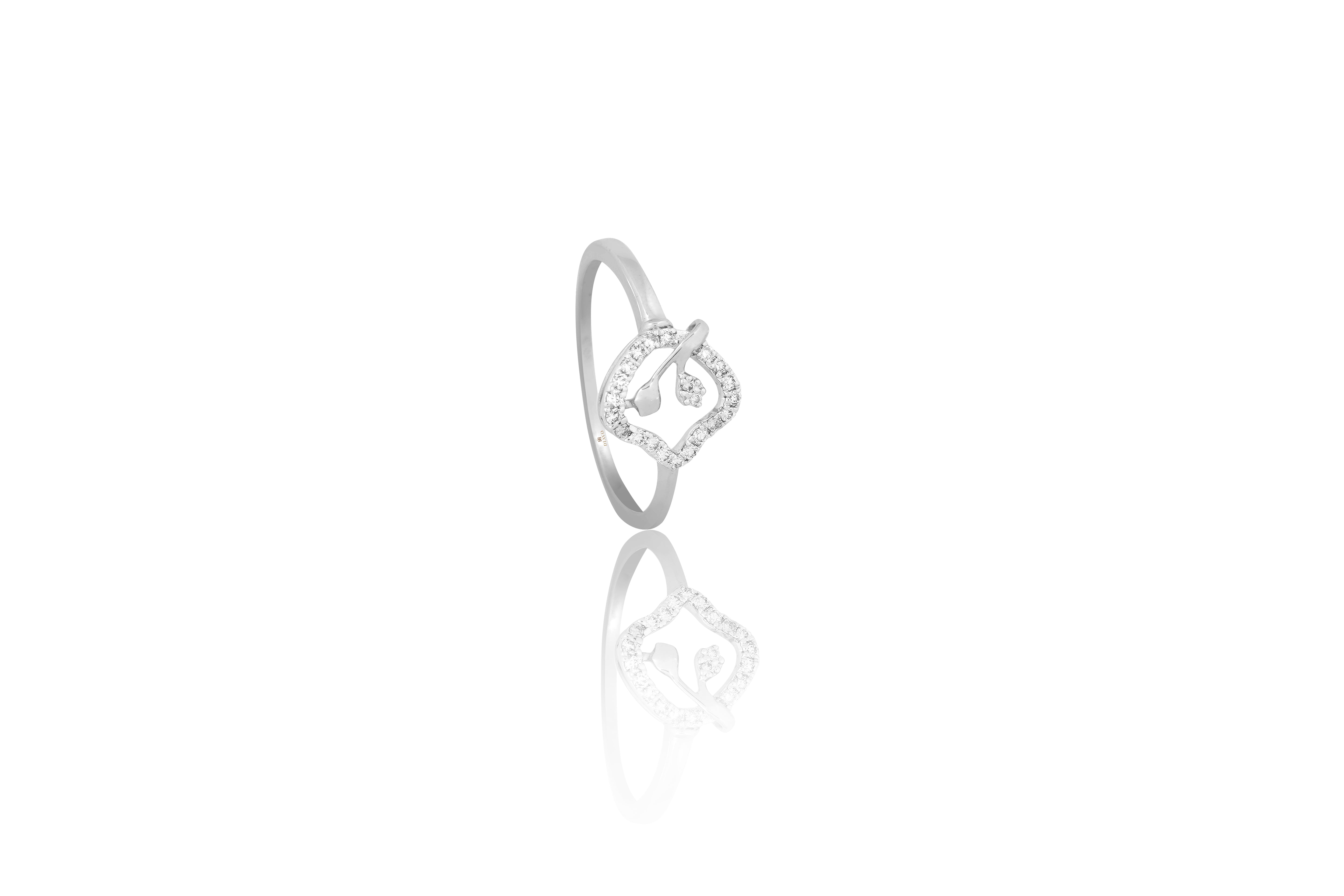 Prism Diamond Solitaire Ring