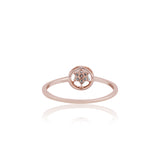 Diamond Aurora Bloom Ring